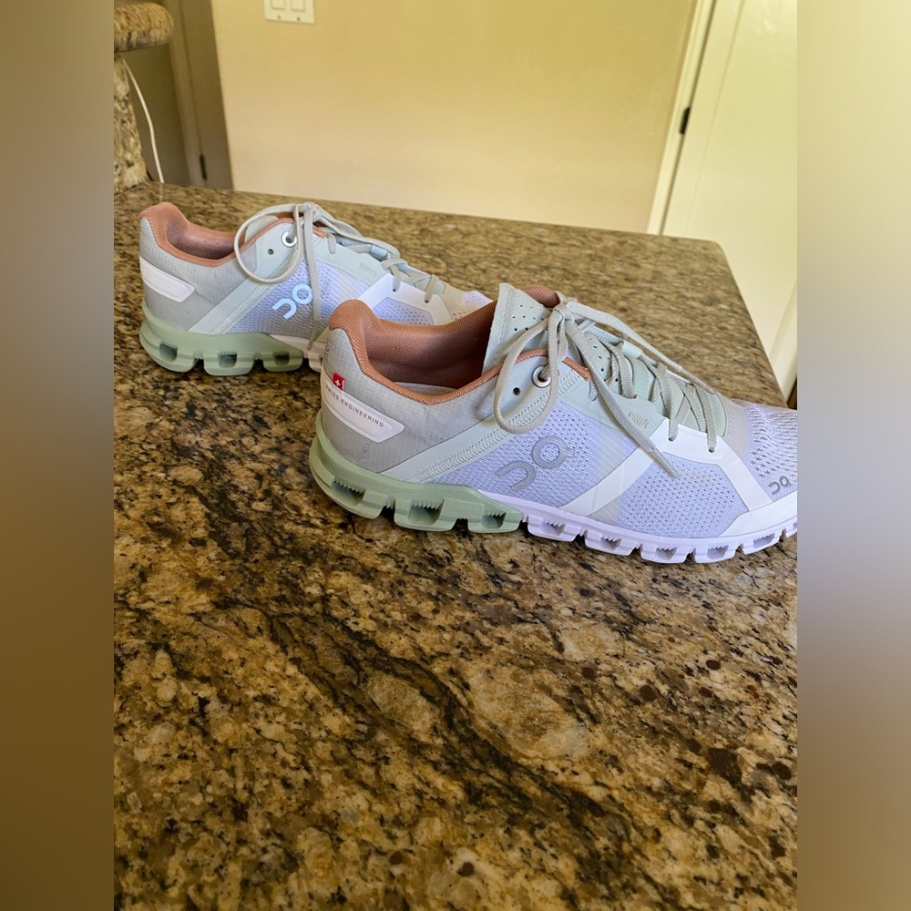 Women on cloud shoes